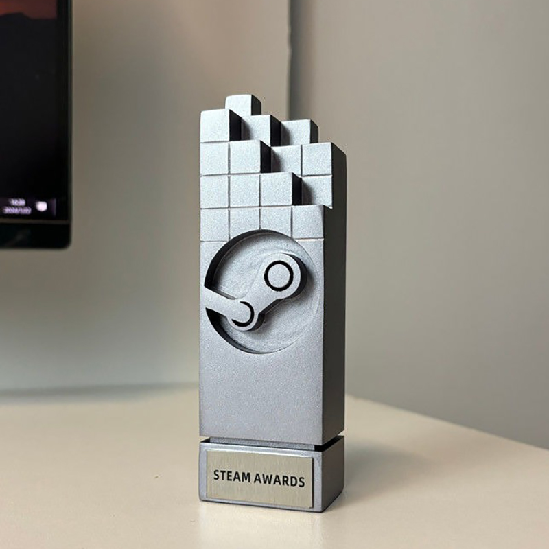 Esports Gaming Trophy - Modern Cyberpunk Figurines Steam Game Awards
