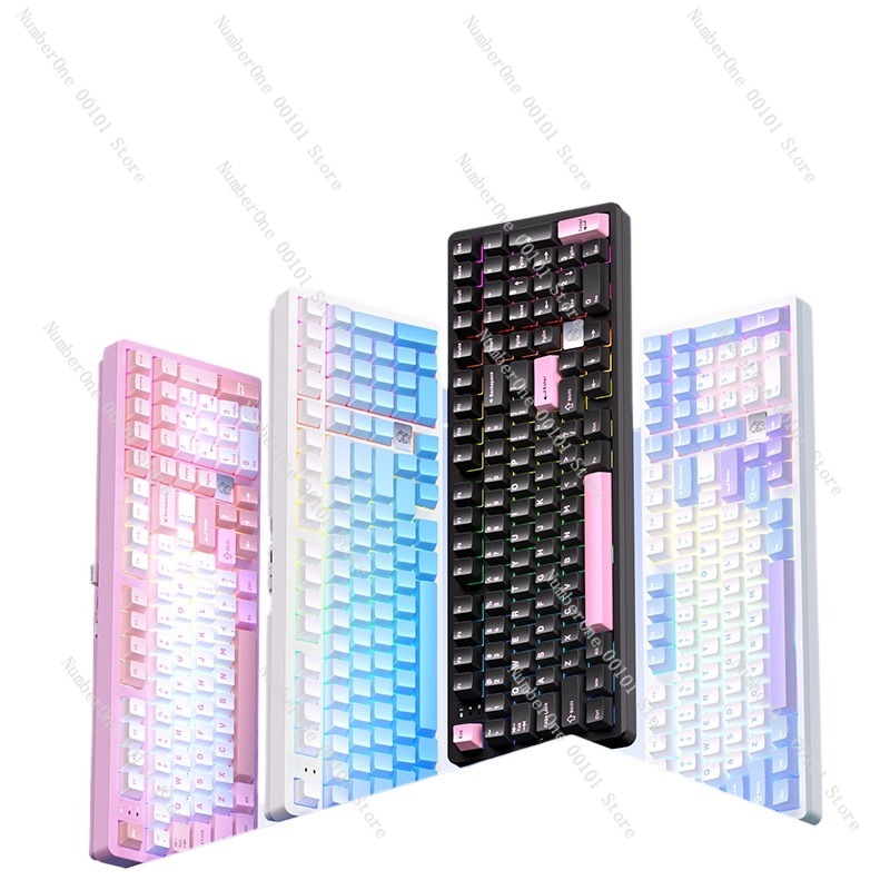 Esports In Gaming - Aluminum Alloy Mechanical Keyboard,Wireless Three-Mode Bluetooth