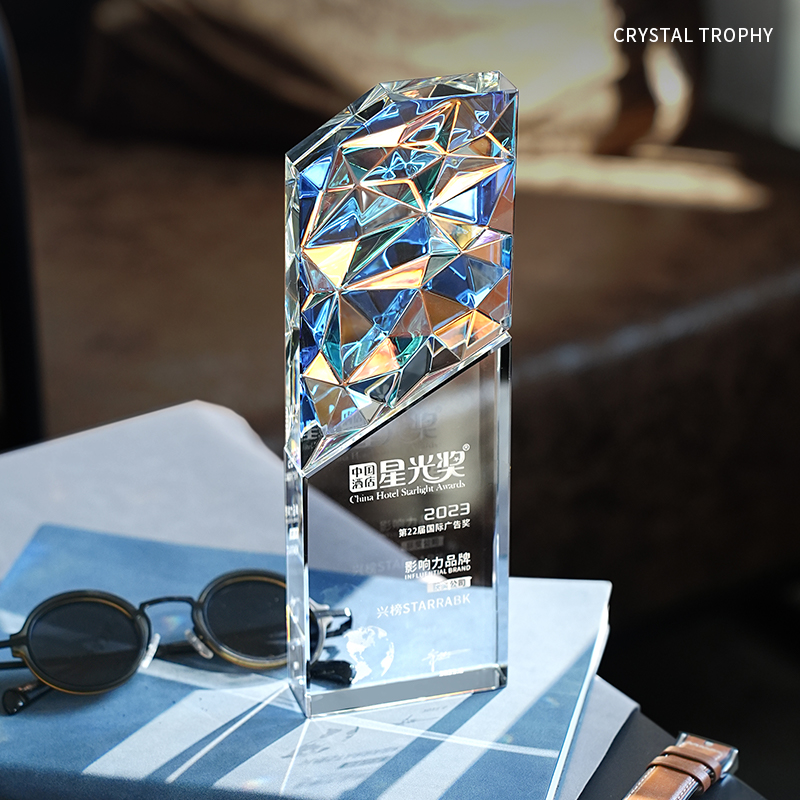 Esports Gaming Trophy - Customized Colorful Crystal Trophy Personalized LOGO
