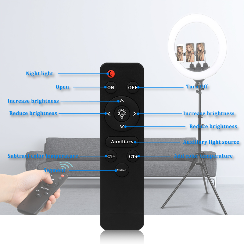 22inch Ring lamp Dimmable Ring - Webcam Ring Light 评论和价格