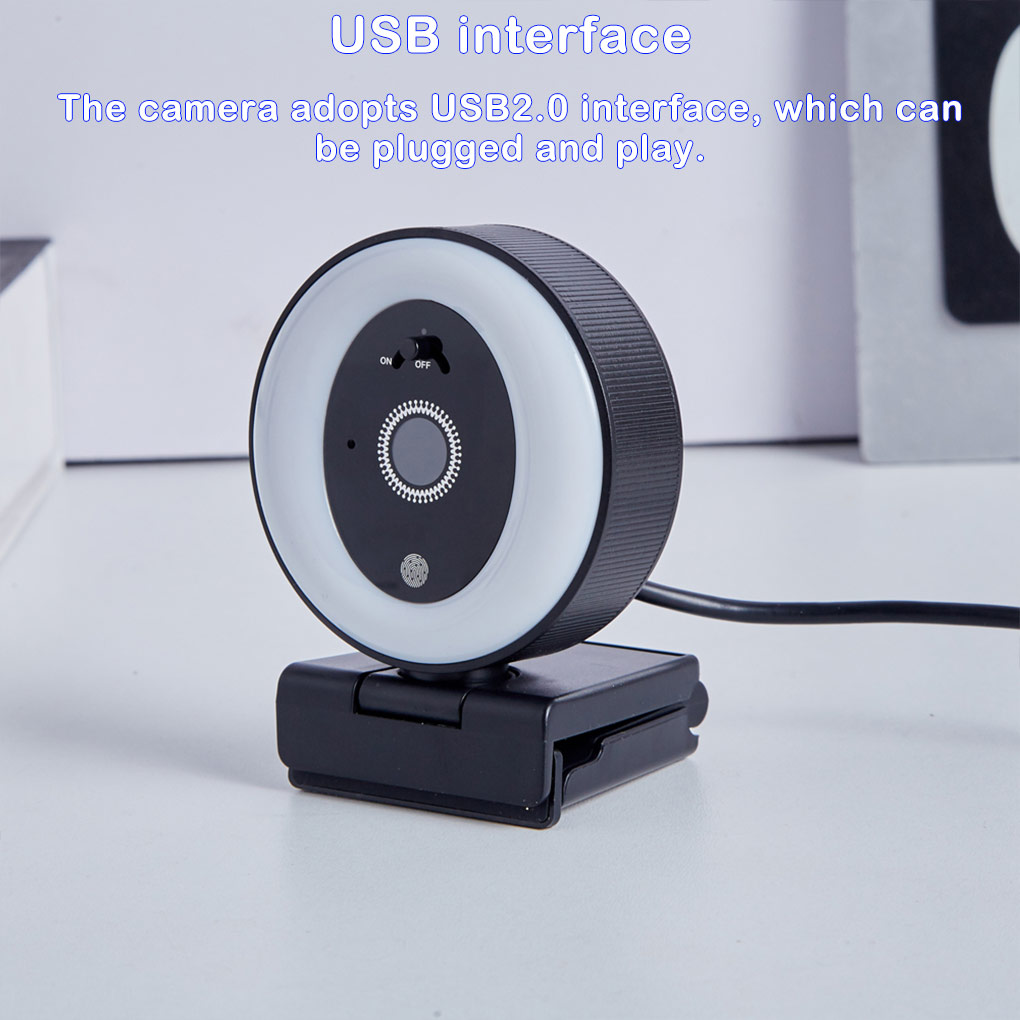 2K High-definition Live Stream - Webcam Ring Light 评论和价格