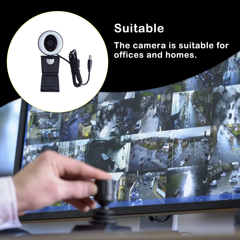 2K High-definition Live Stream - Webcam Ring Light 评论和价格
