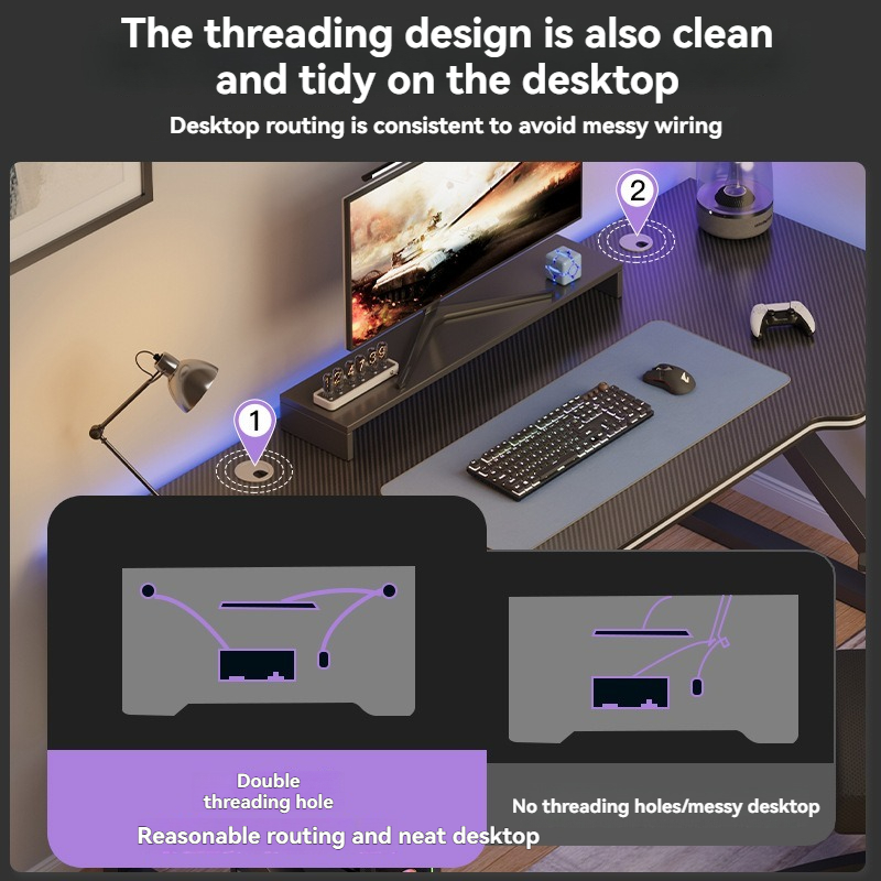 Computer desk, home desk, stud - Esports Gaming School 评论和价格