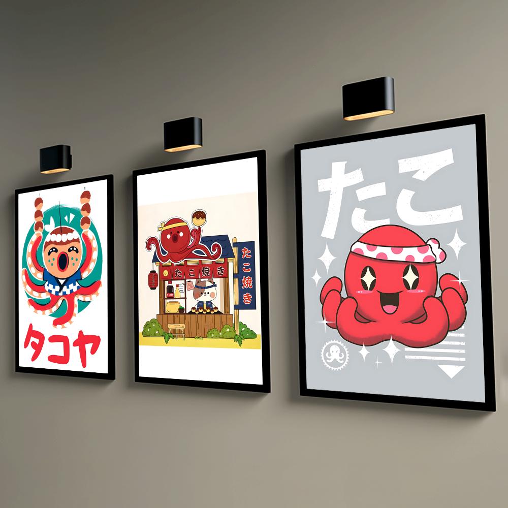 Cute Takoyaki Poster Wall Post - Esports Gaming Lounge 评论和价格