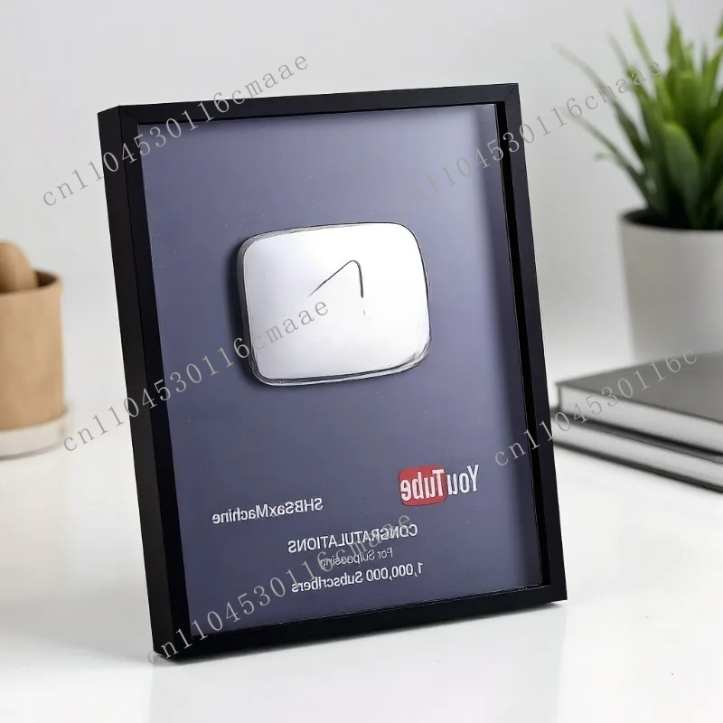 Custom YouTube Play Button Awa - Esports Gaming Trophy 评论和价格