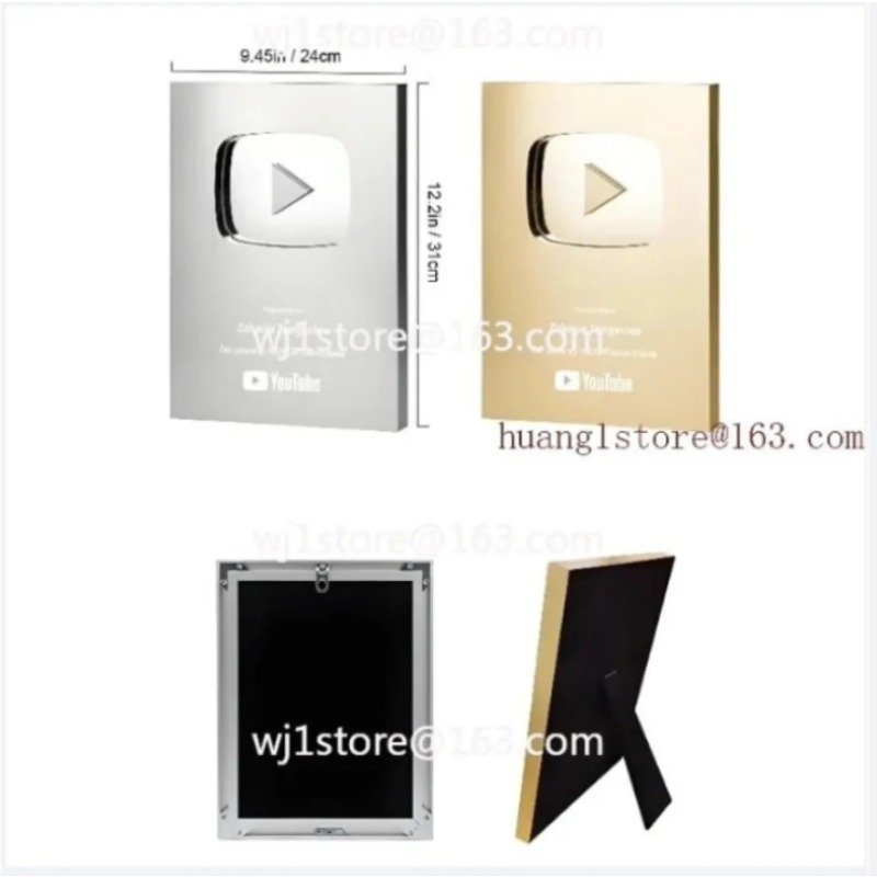2026New YouTube Play Button Aw - Esports Gaming Trophy 评论和价格