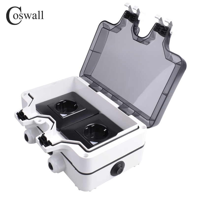 Coswall IP66 Waterproof EU Soc - Dual Monitor Stand 评论和价格