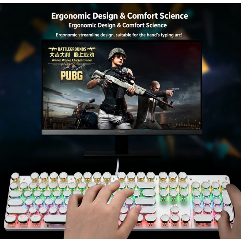 HJK920 Steam Punk Mechanical W - Esports Gaming Lounge 评论和价格