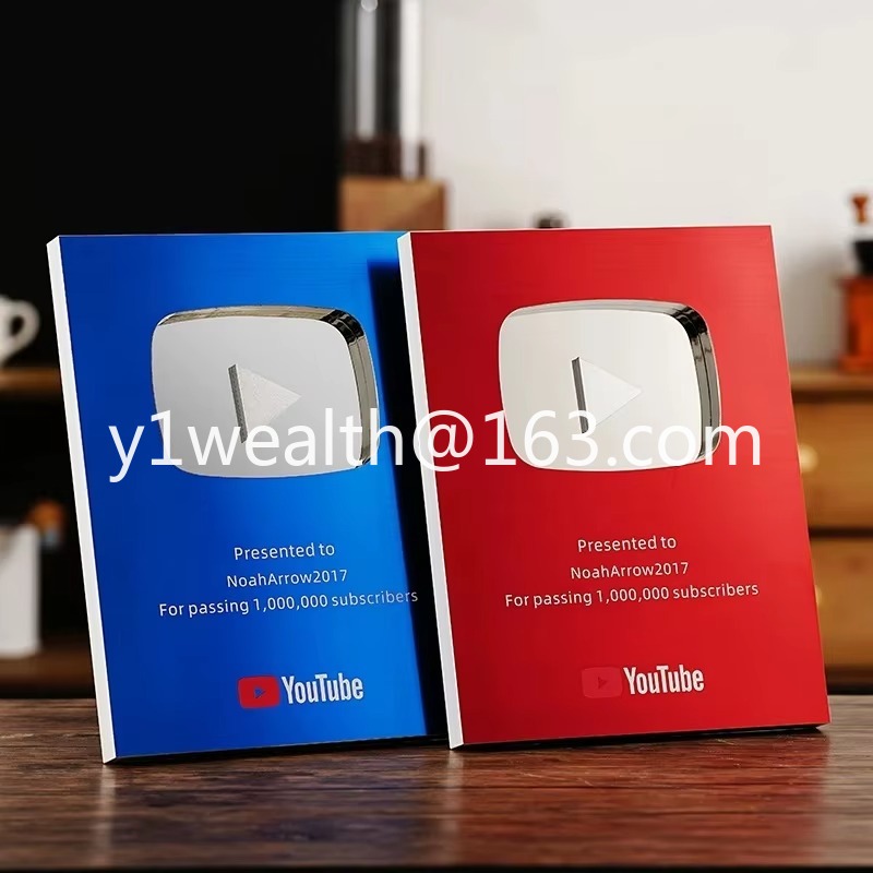 New YouTube Play Button Award  - Esports Gaming Trophy 评论和价格