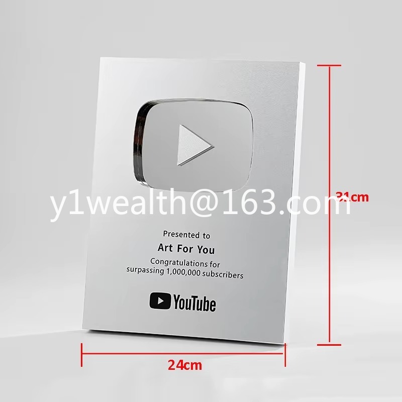 New YouTube Play Button Award  - Esports Gaming Trophy 评论和价格
