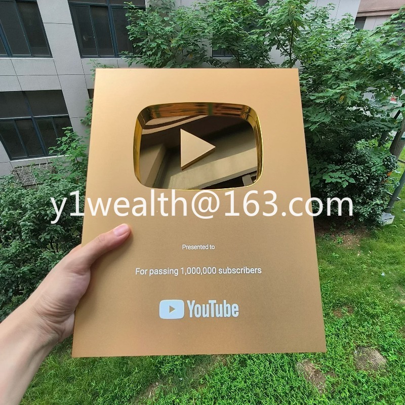 New YouTube Play Button Award  - Esports Gaming Trophy 评论和价格