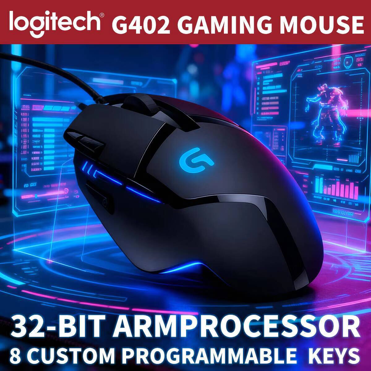 Logitech G402 Wired Gaming Mou - Esports Gaming Competition 评论和价格