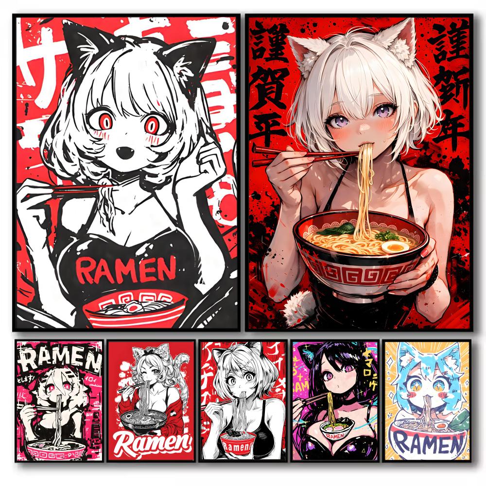 Anime Cat Girl Painting Callig - Esports Gaming Lounge 评论和价格