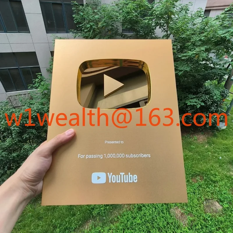 custom YouTube award Gold cust - Esports Gaming Trophy 评论和价格