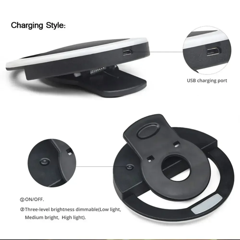 LED Selfie Ring Light Mobile P - Webcam Ring Light 评论和价格