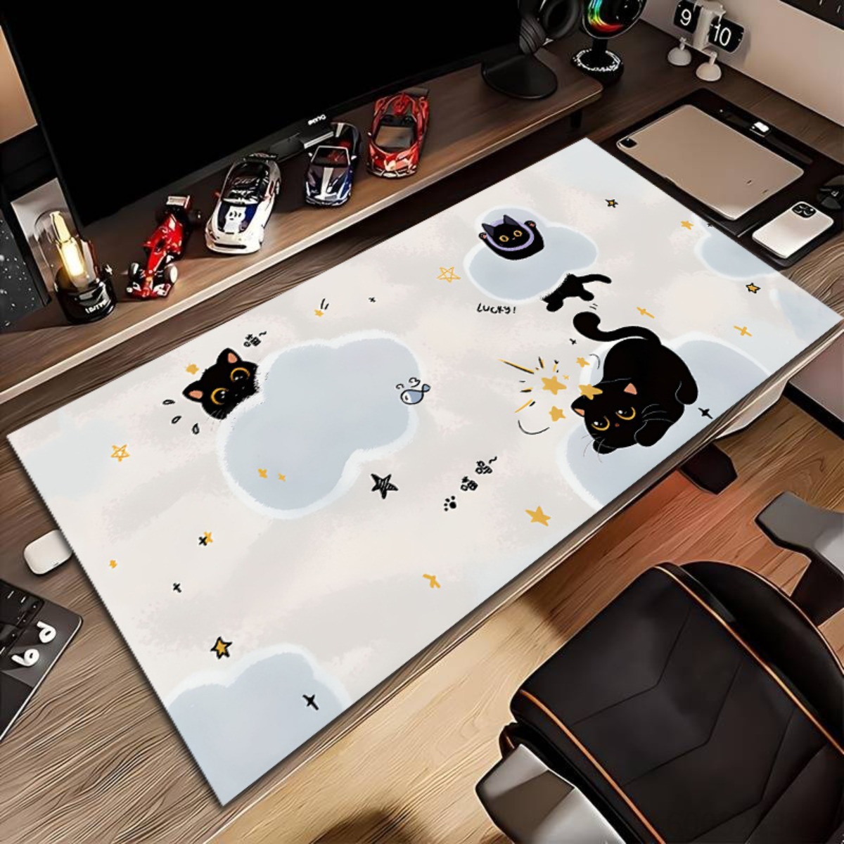 Rubber Smooth Desk Mouse Pad B - Esports Gaming School 评论和价格