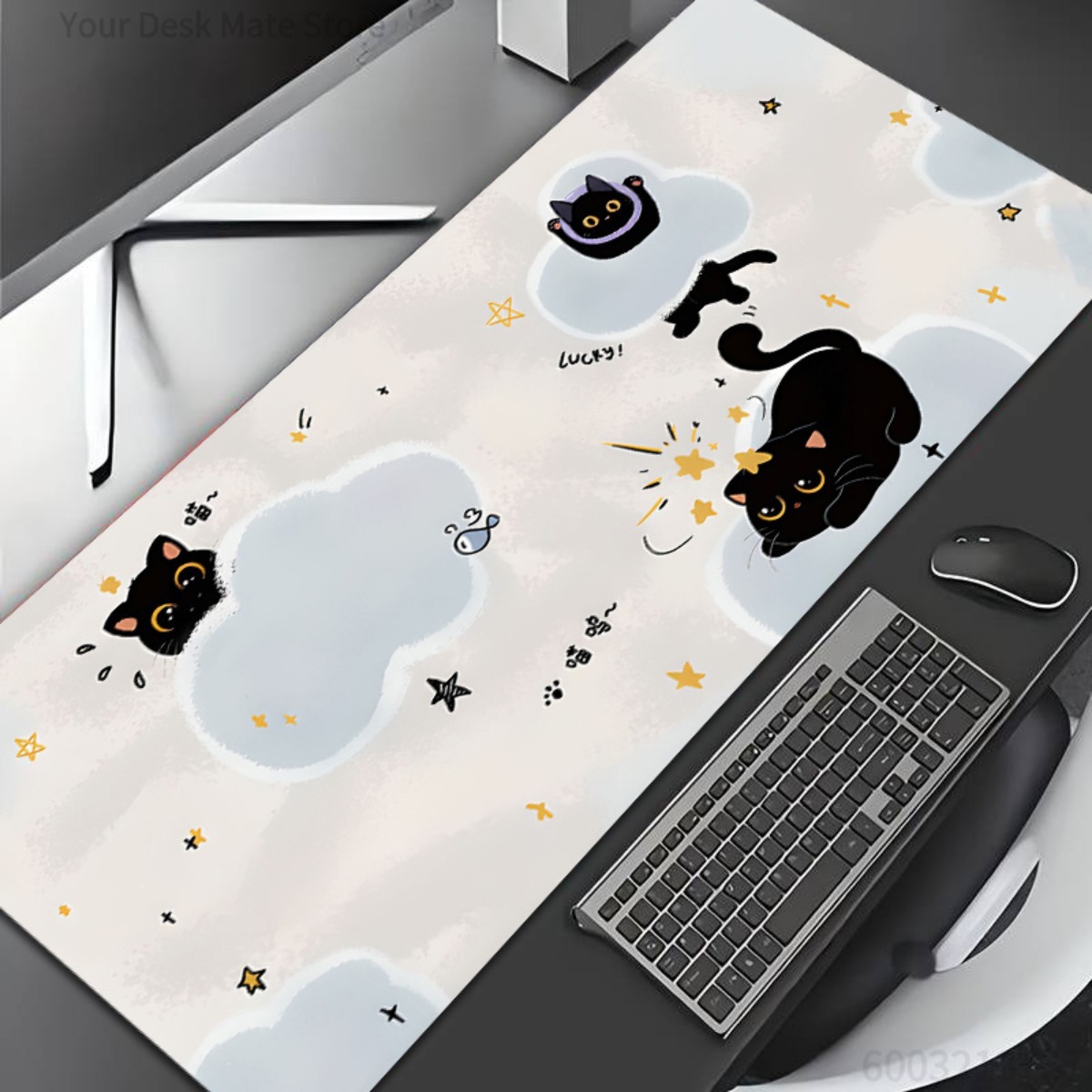 Rubber Smooth Desk Mouse Pad B - Esports Gaming School 评论和价格