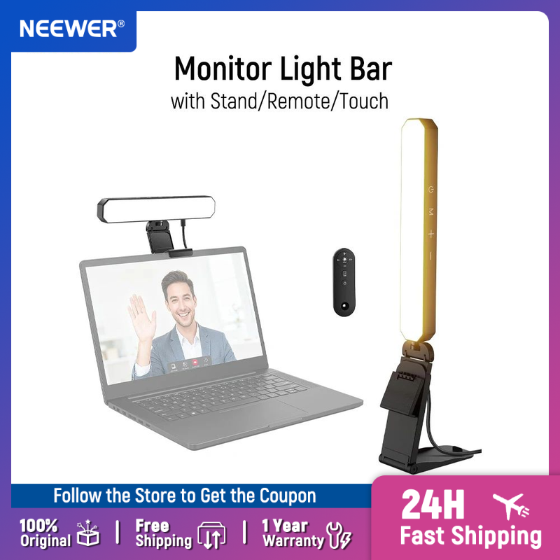 NEEWER Basics 6W Monitor Light - Webcam Ring Light 评论和价格