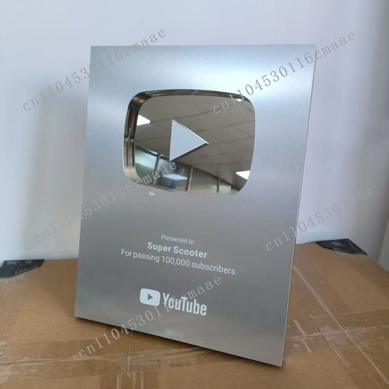 Youtube Plaque Play Button Gol - Esports Gaming Trophy 评论和价格