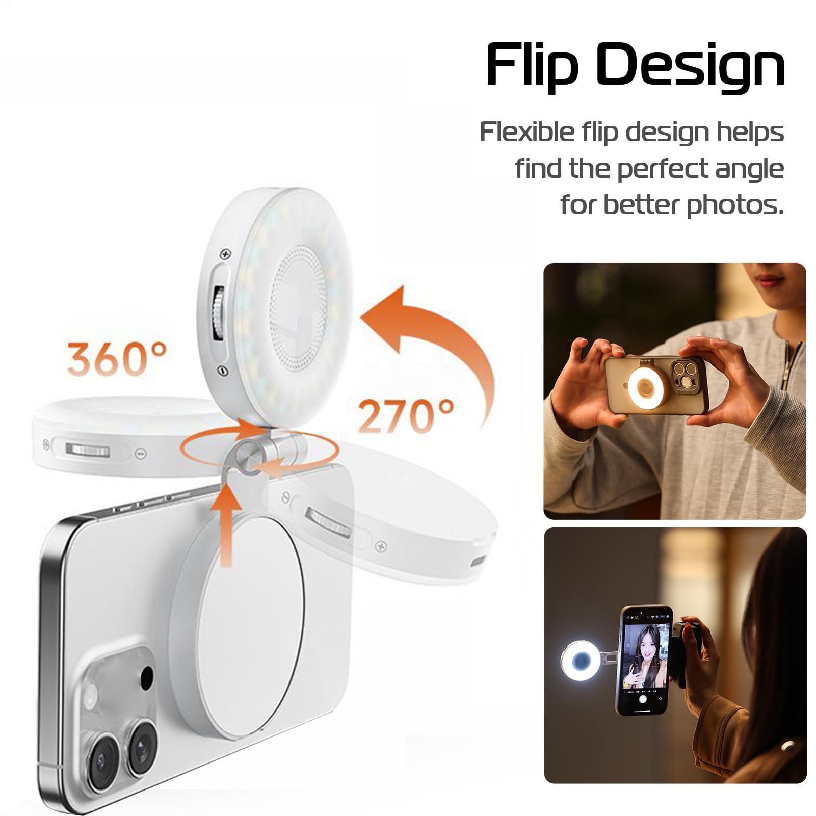 Portable Selfie Light Clip On  - Webcam Ring Light 评论和价格