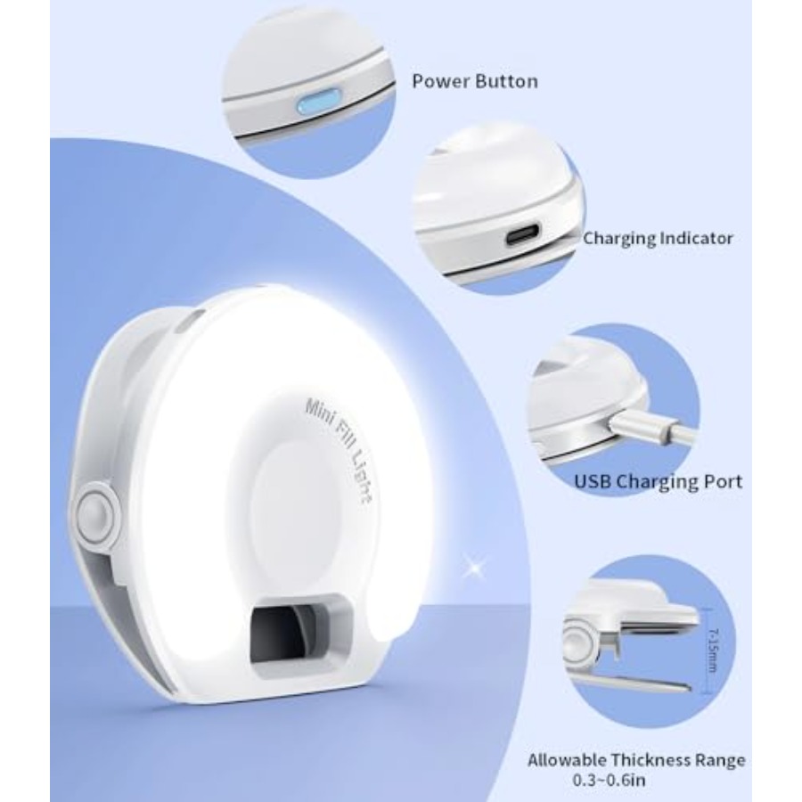 Portable Ring Light for Phone  - Webcam Ring Light 评论和价格