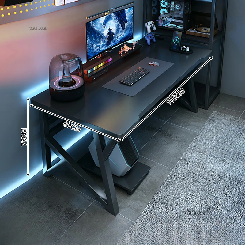 Modern Double Computer Desks H - Esports Gaming School 评论和价格