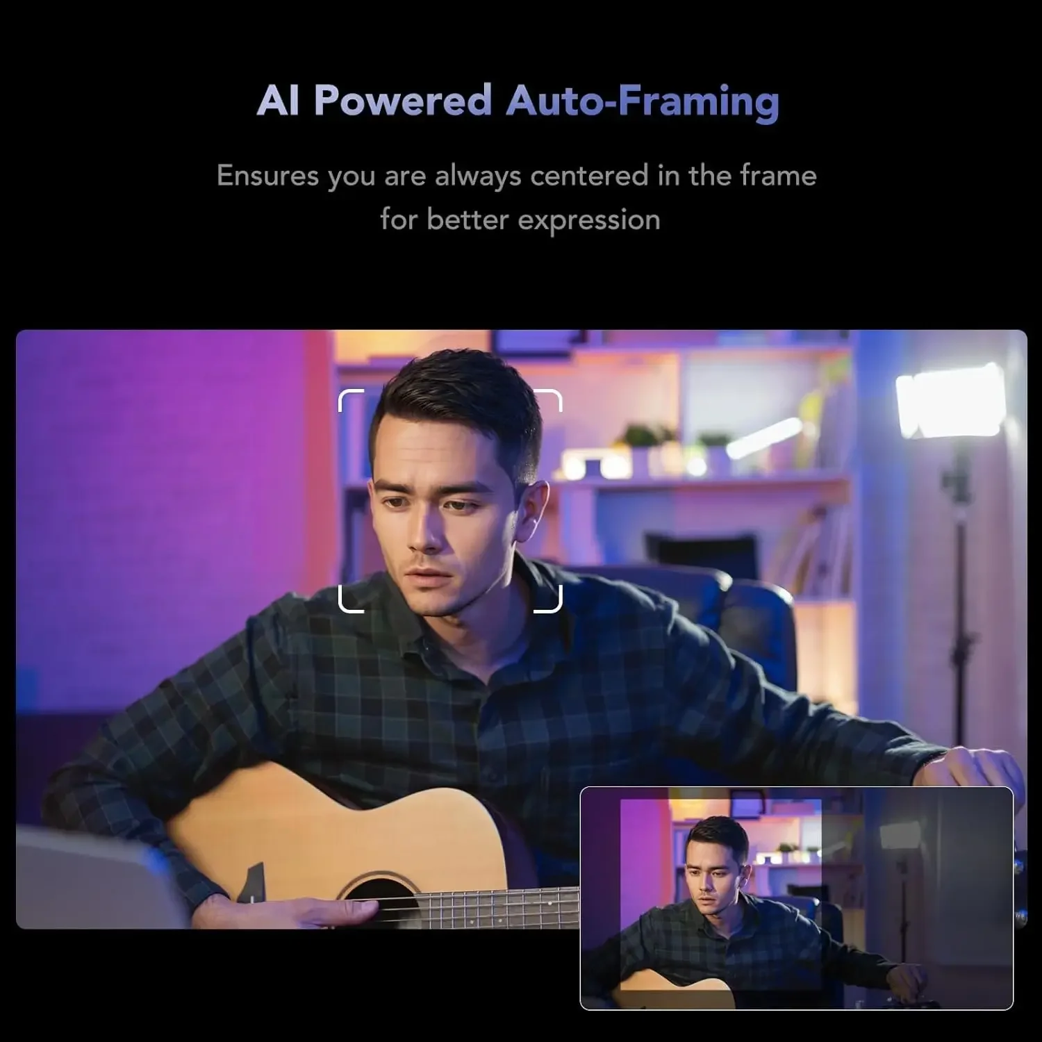 NUROUM V32AFL 4K webcam with m - Webcam Ring Light 评论和价格