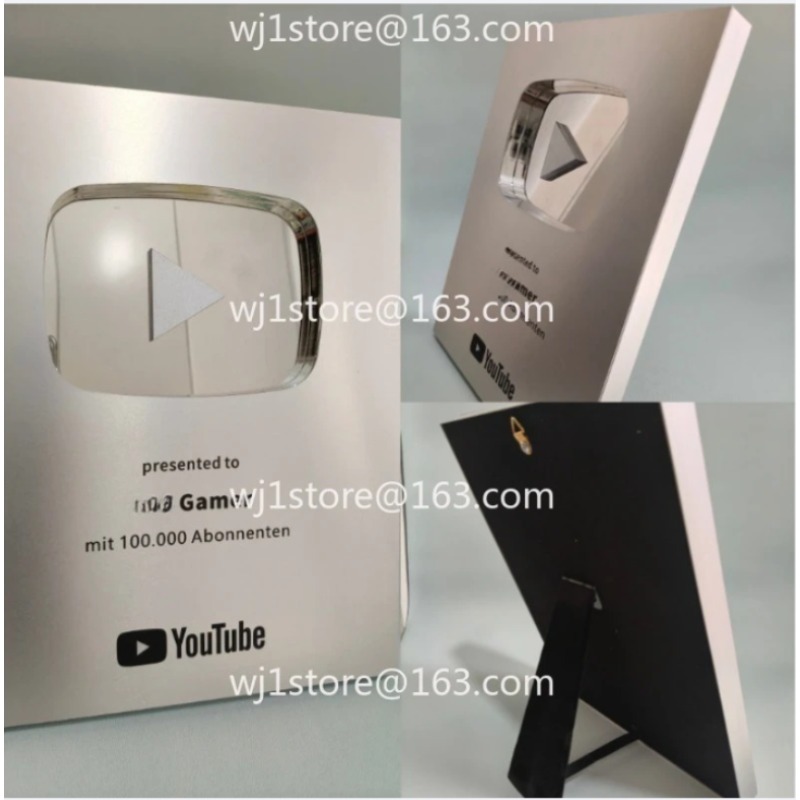 2026New YouTube Play Button Aw - Esports Gaming Trophy 评论和价格