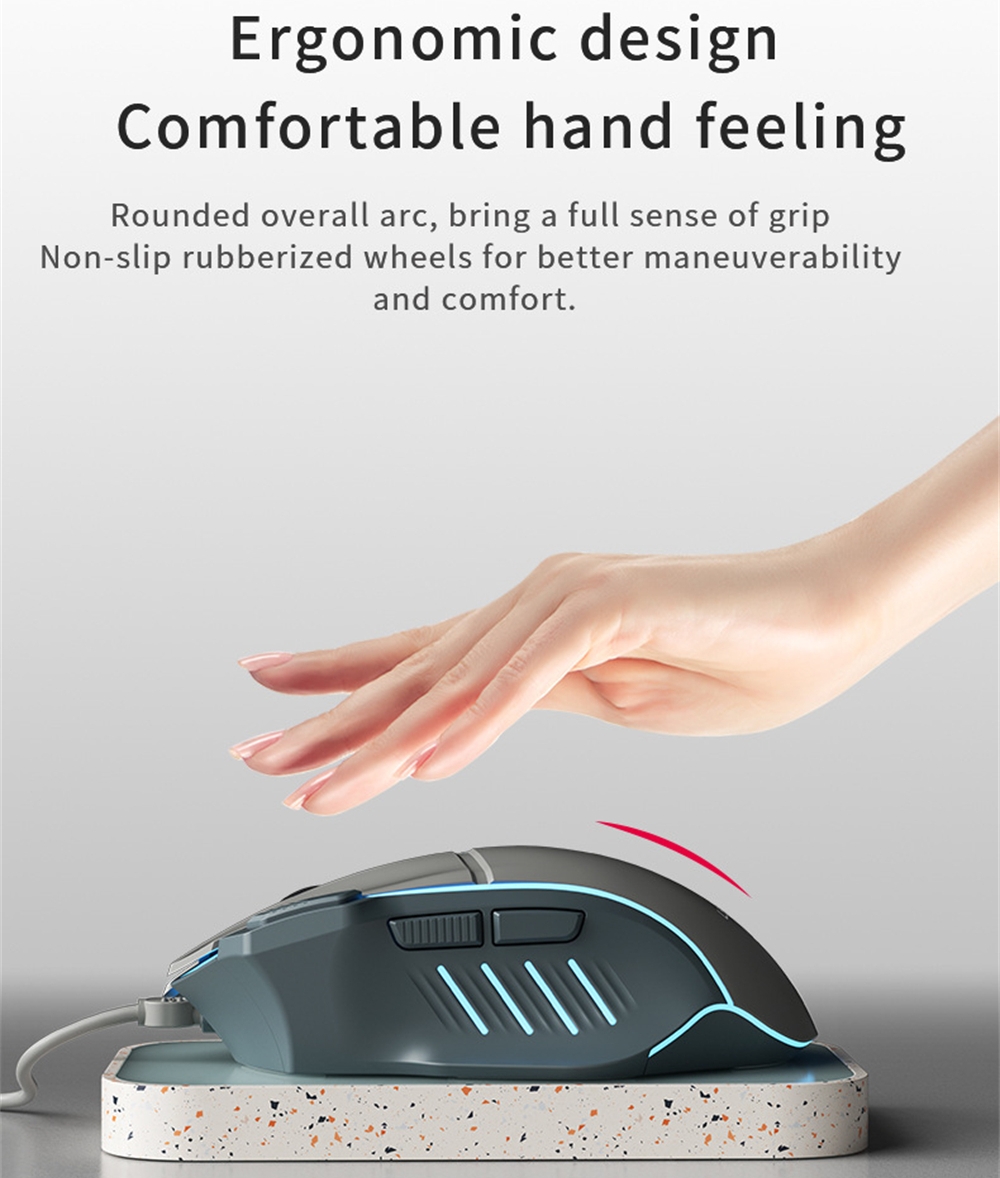 Professional Gaming Mouse 8 Ke - Esports Gaming Free Fire 评论和价格